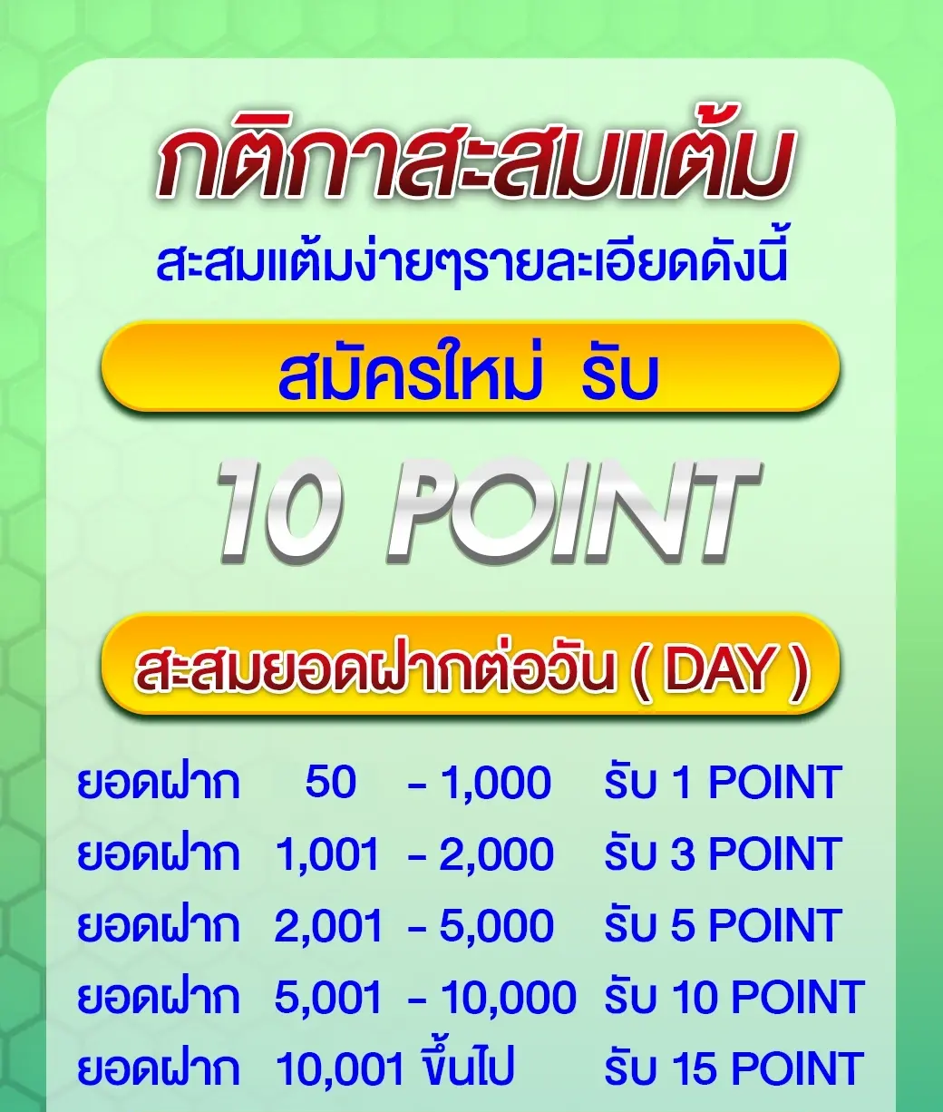 กติกาสะสมแต้ม